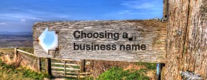 Choosing a business name