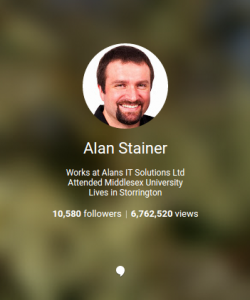 Google+ follower count